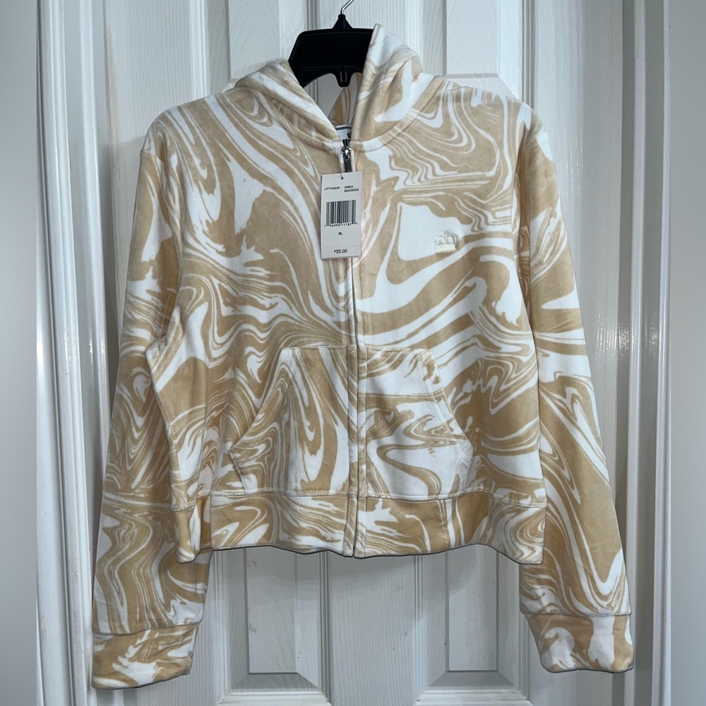 Juicy couture velour swirl full zip hoodie - Picture 3 of 9
